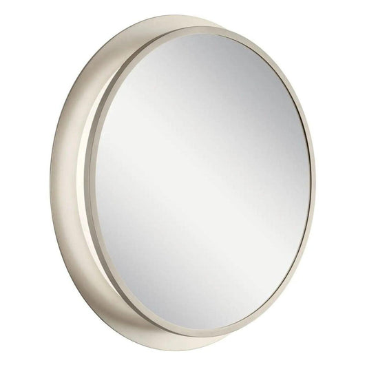 Chennai 30"W Premium Backlit LED Bathroom Vanity Wall Mirror, Satin Nickel Finish  by Kichler