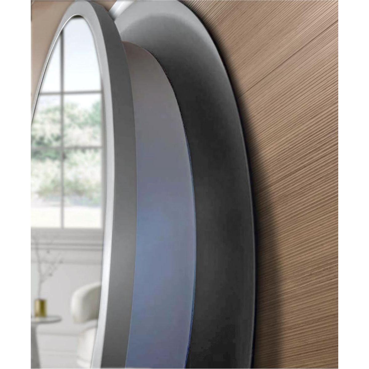 Chennai 30"W Premium Backlit LED Bathroom Vanity Wall Mirror, Satin Nickel Finish  by Kichler