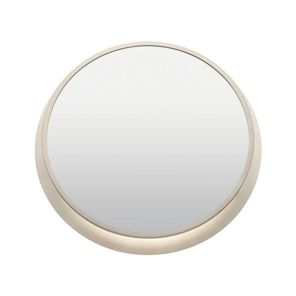 Chennai 30"W Premium Backlit LED Bathroom Vanity Wall Mirror, Satin Nickel Finish  by Kichler