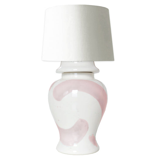 Cherry Blossom Brushstroke Ginger Jar Lamp