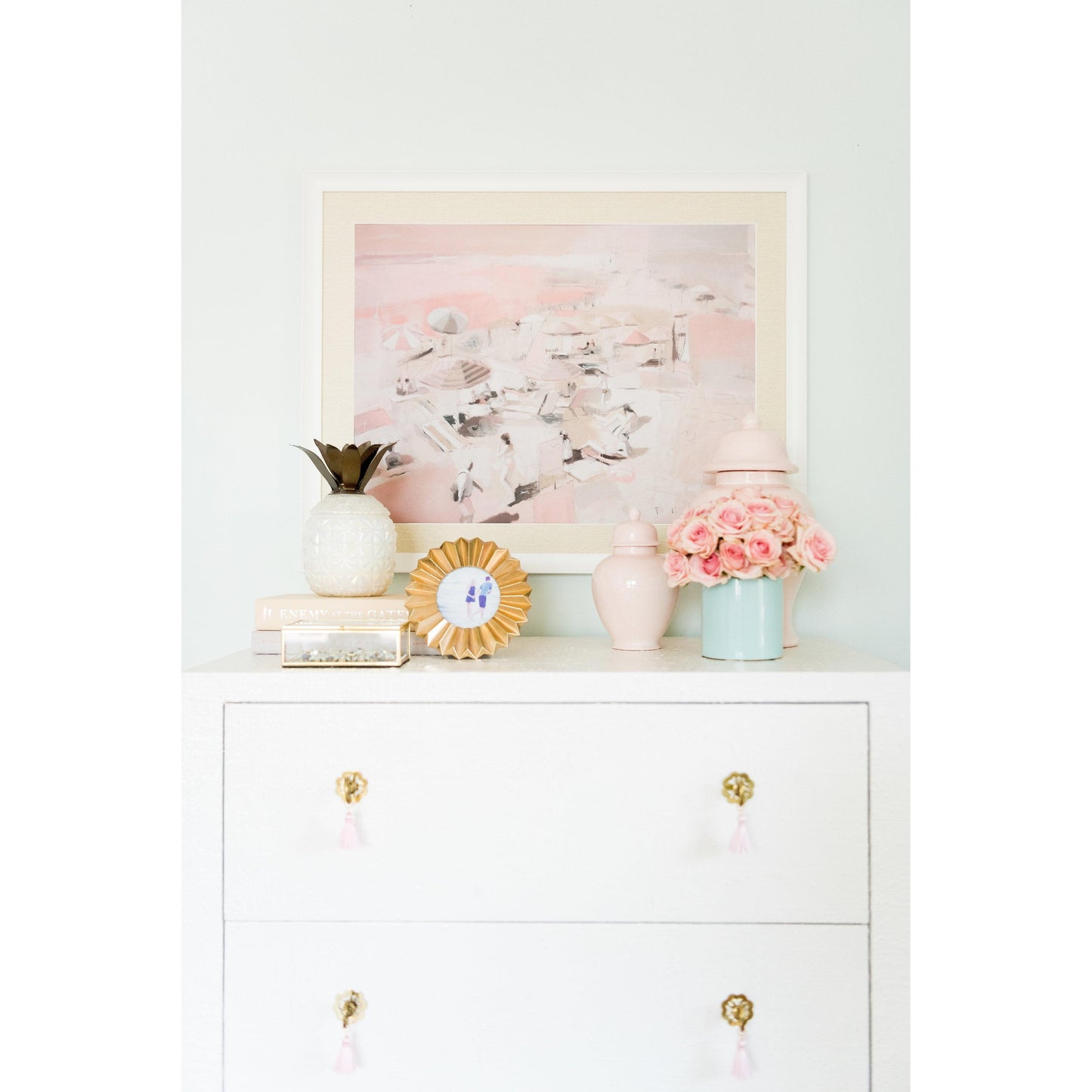 Cherry Blossom Pink Ginger Jars