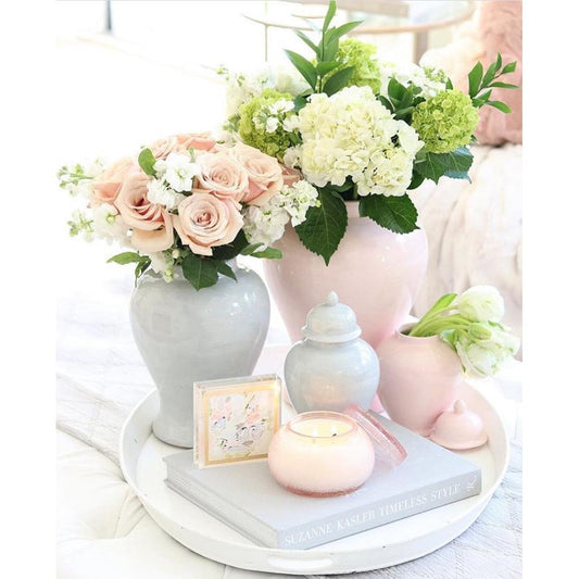 Cherry Blossom Pink Ginger Jars