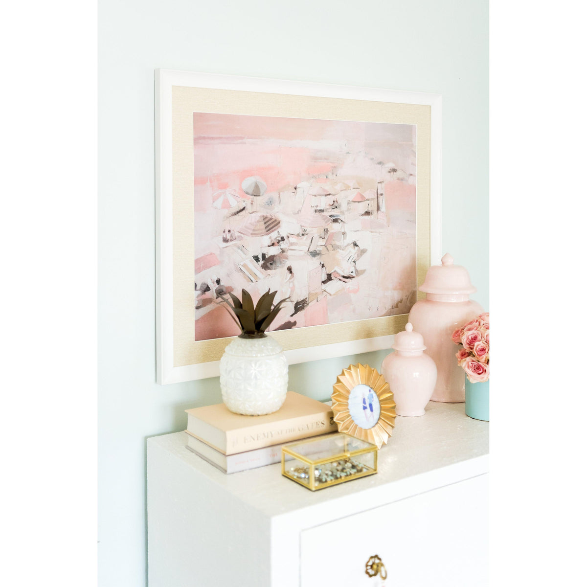Cherry Blossom Pink Ginger Jars