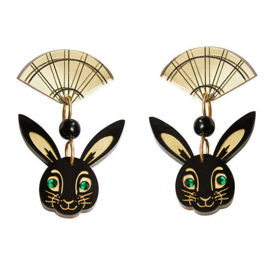Chinese Year of the Rabbit Earrings by Laliblue
