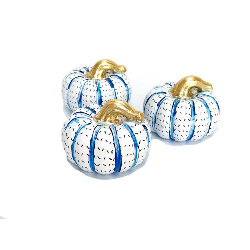 Chinoiserie Ceramic Pumpkins