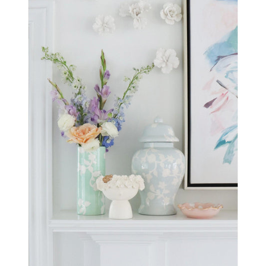 Chinoiserie Dreams Column Vase