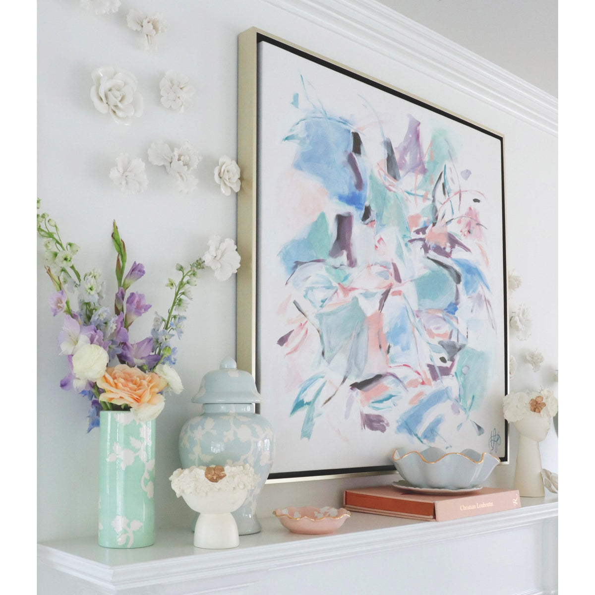 Chinoiserie Dreams Ginger Jars in Hydrangea Light Blue