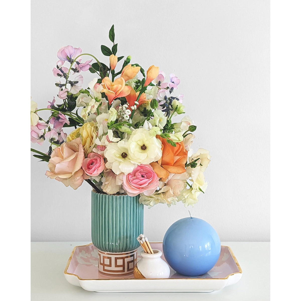 Chinoiserie Dreams Trays with Gold Accent