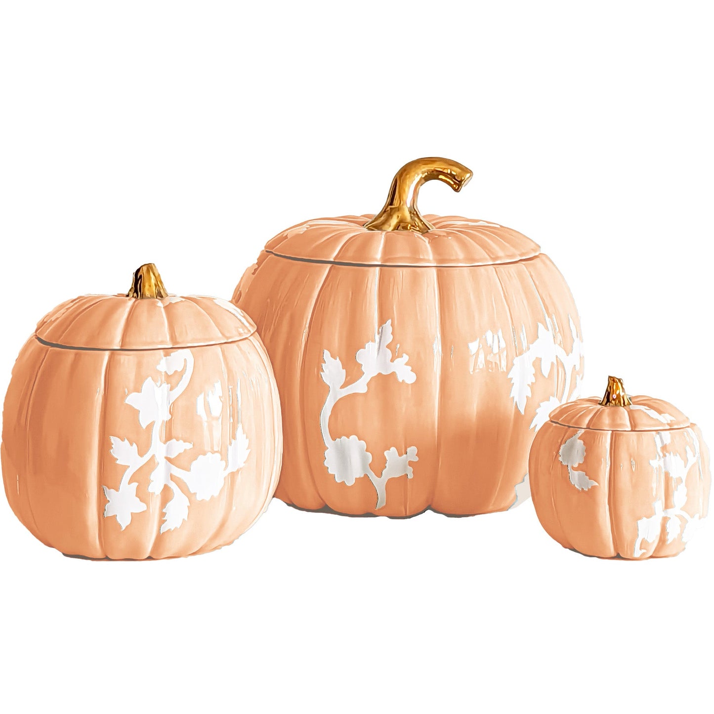Chinoiserie Pumpkin Jars Color Sample Tiles