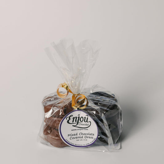 a bag of chocolates in a plastic bag