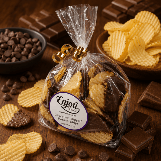 a bag of chips and chocolate chips