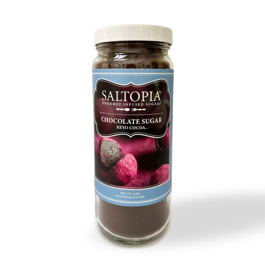 a jar of chocolate syrup