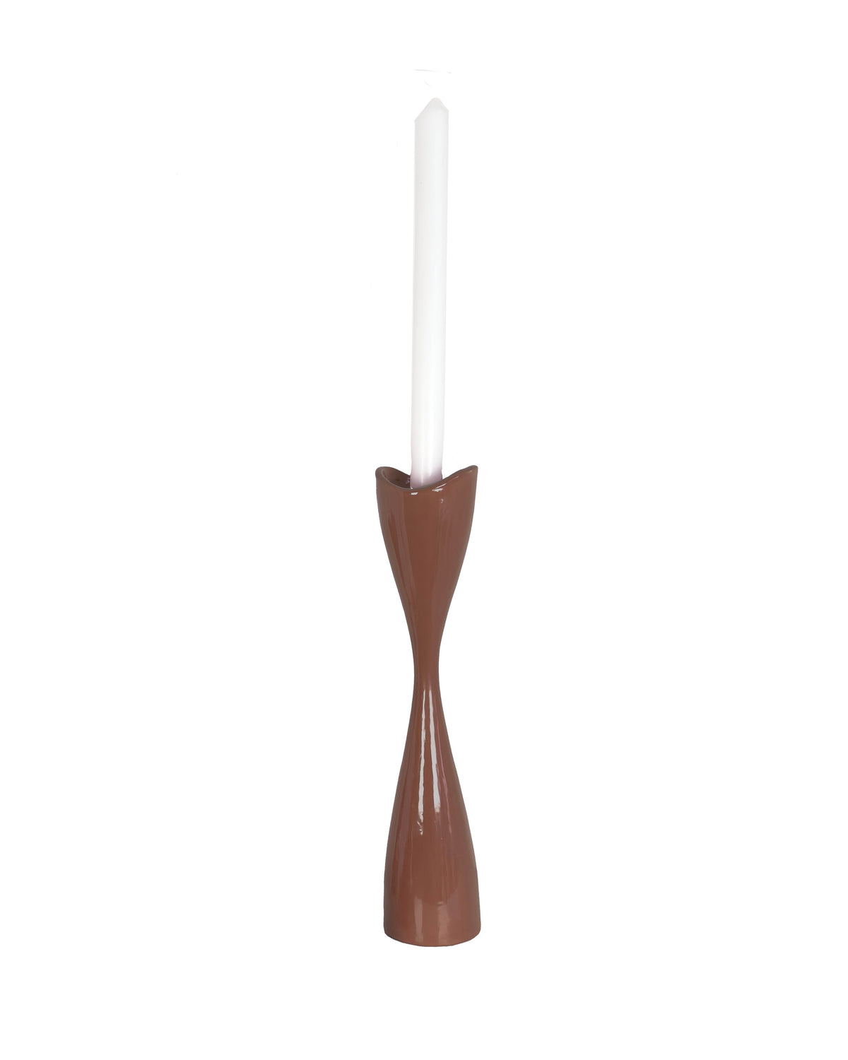 Tulip Candlestick Holders in Chocolate Bunny