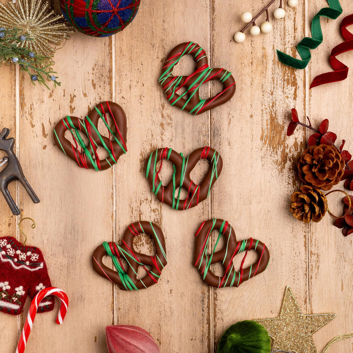 Christmas 5-Piece Pretzel Gift Box