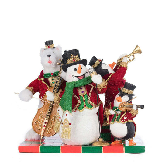 a group of christmas decorations