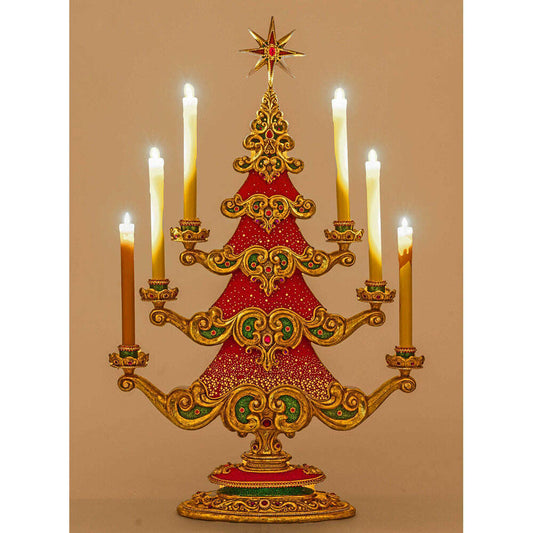 Christmas Ball Tree with Candles by Katherine's Collection