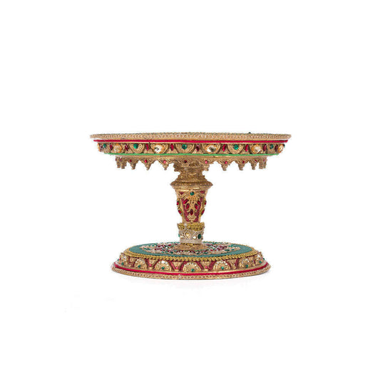 Christmas Castle Cake Plate by Katherine's Collection