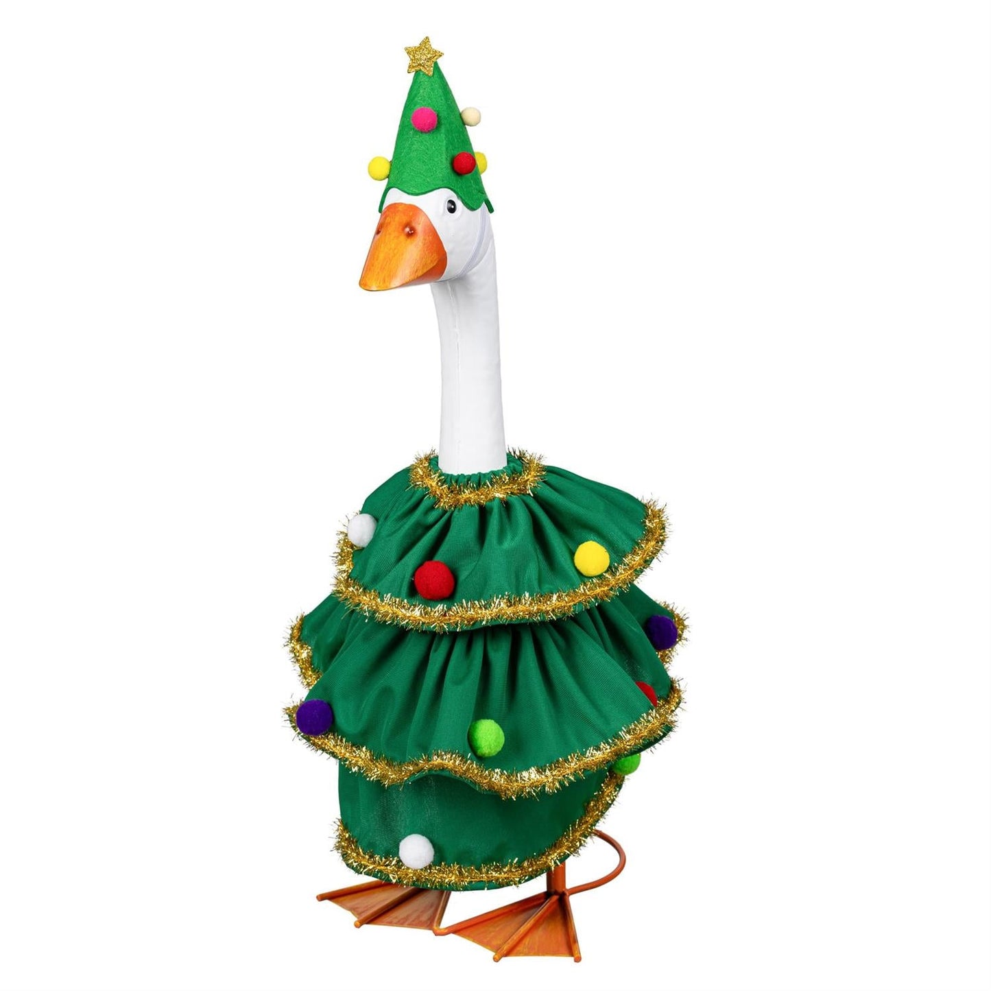 Christmas Tree Porch Goose Outfit