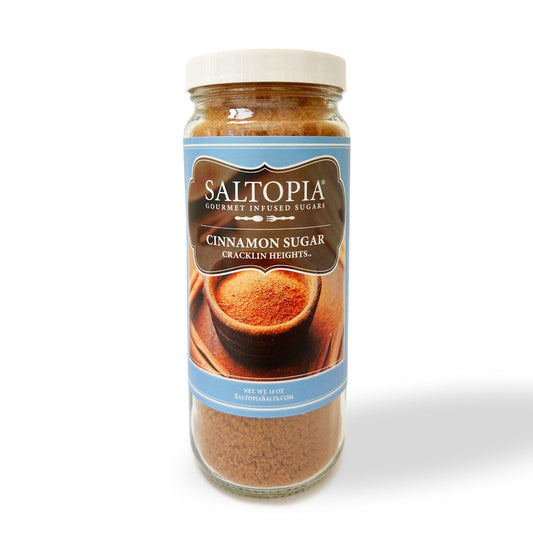 a jar of cinnamon sugar