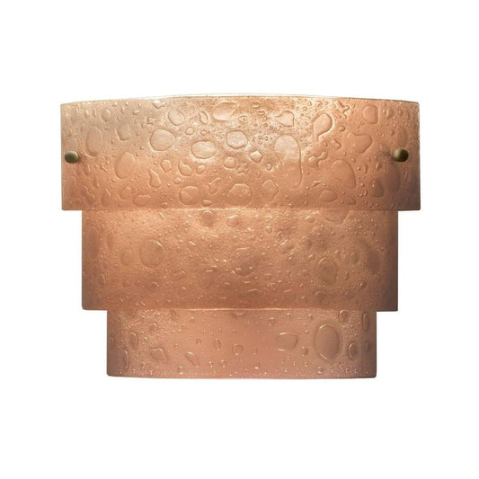 Cirrus 13"W 1-Light Bubble Bronze Finish with Bronze Bubble Glass Shade Wall Sconce Light Fixture
