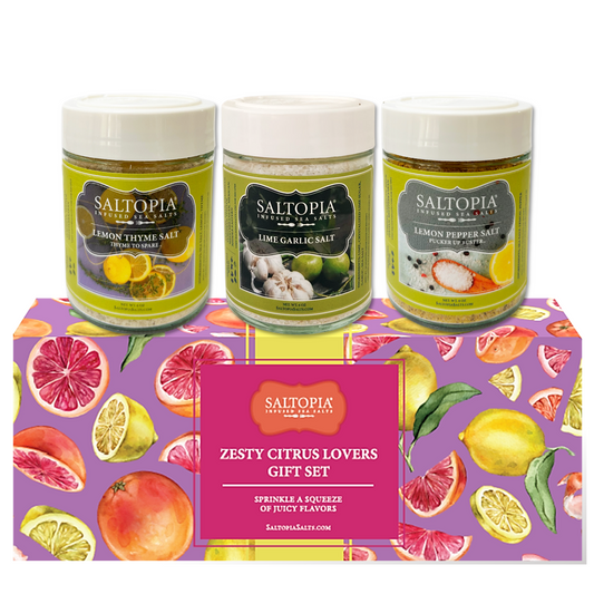 a group of jars of citrus lovers gift set