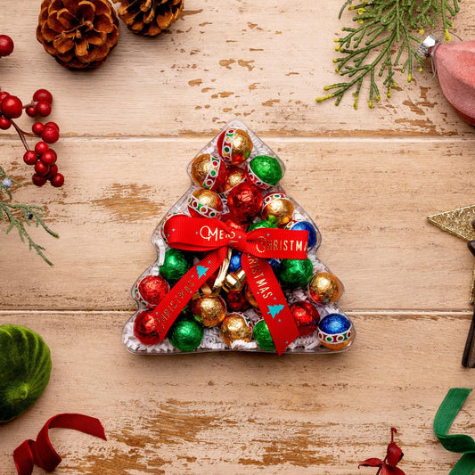 a christmas tree shaped candy