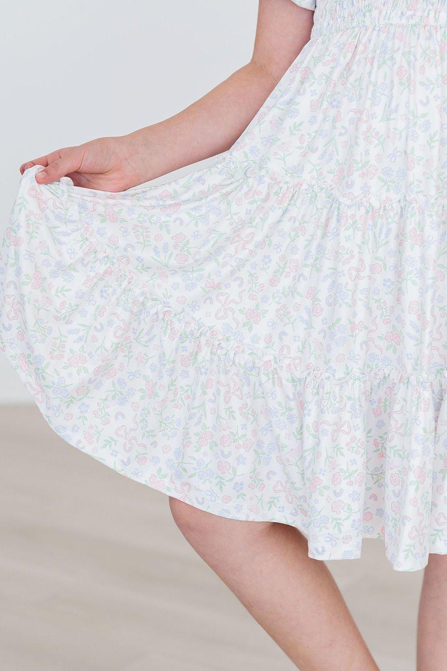 a person holding a dress