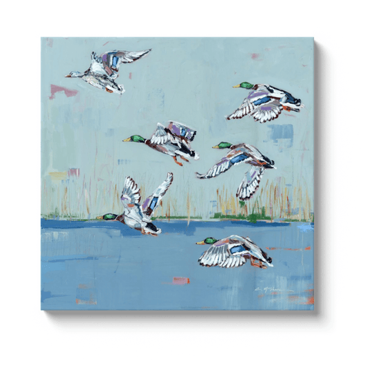 "Coastal Mallards" on canvas