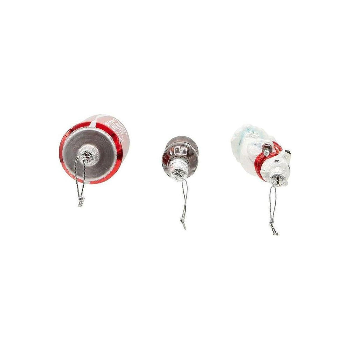 Coca-Cola® Glass Miniature Ornament (3 Piece Set)