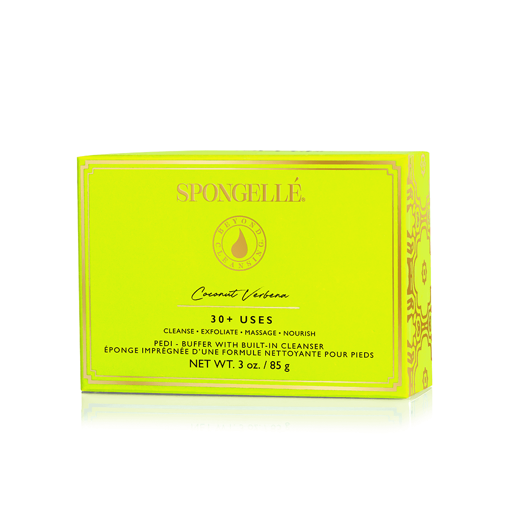 Coconut Verbena Wild Flower, Pedi Buffer, and Body Wash Refill Set