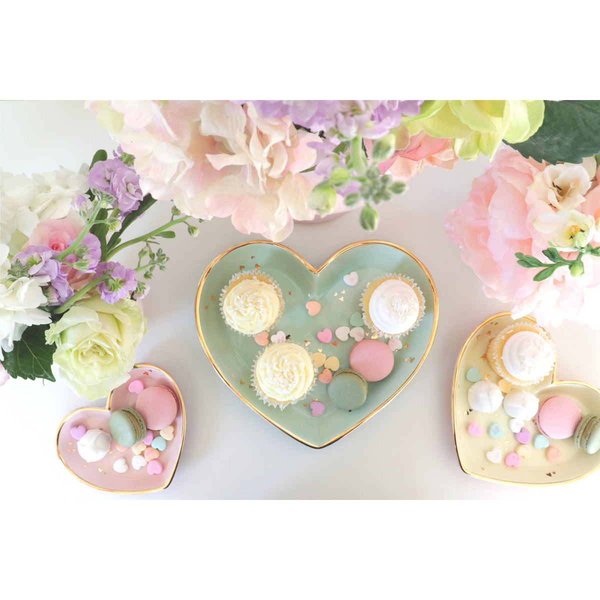 "Confetti Hearts" Dishes