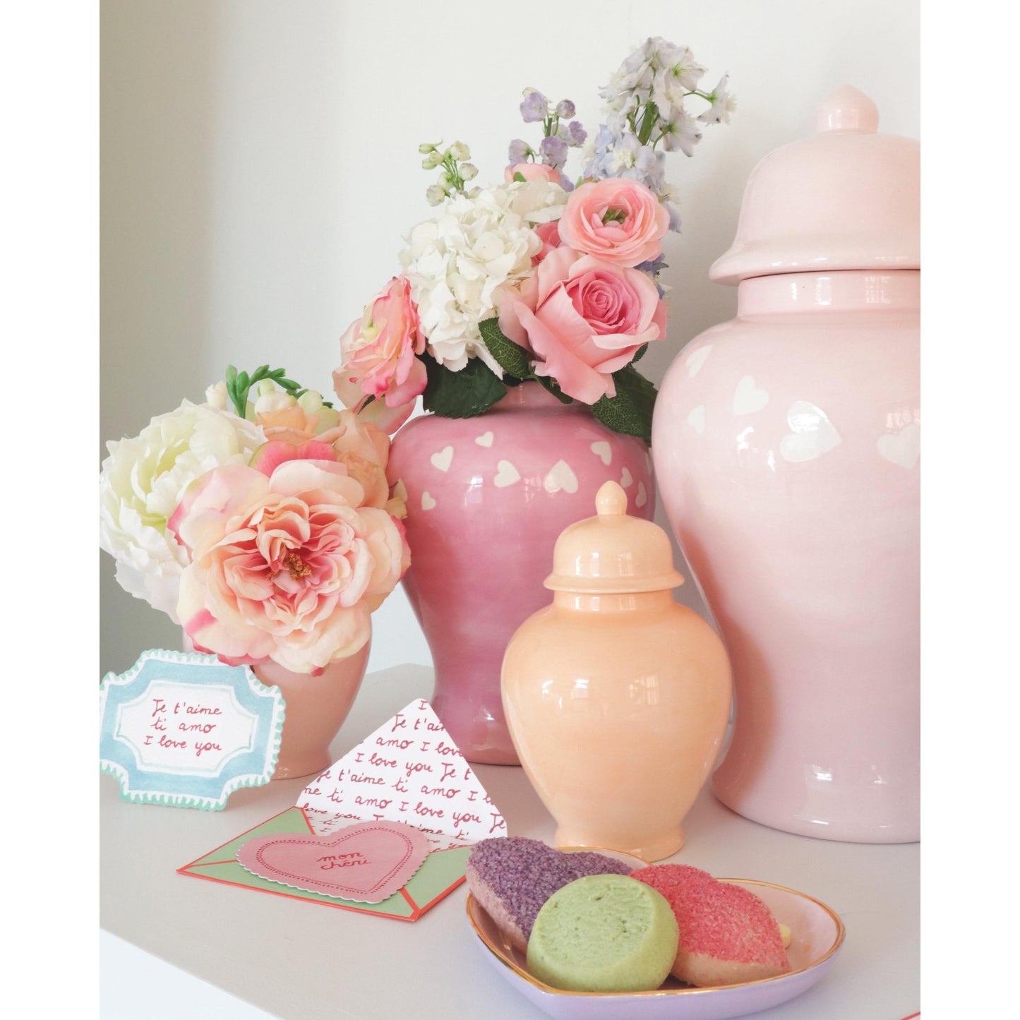 "Confetti Hearts" Dishes