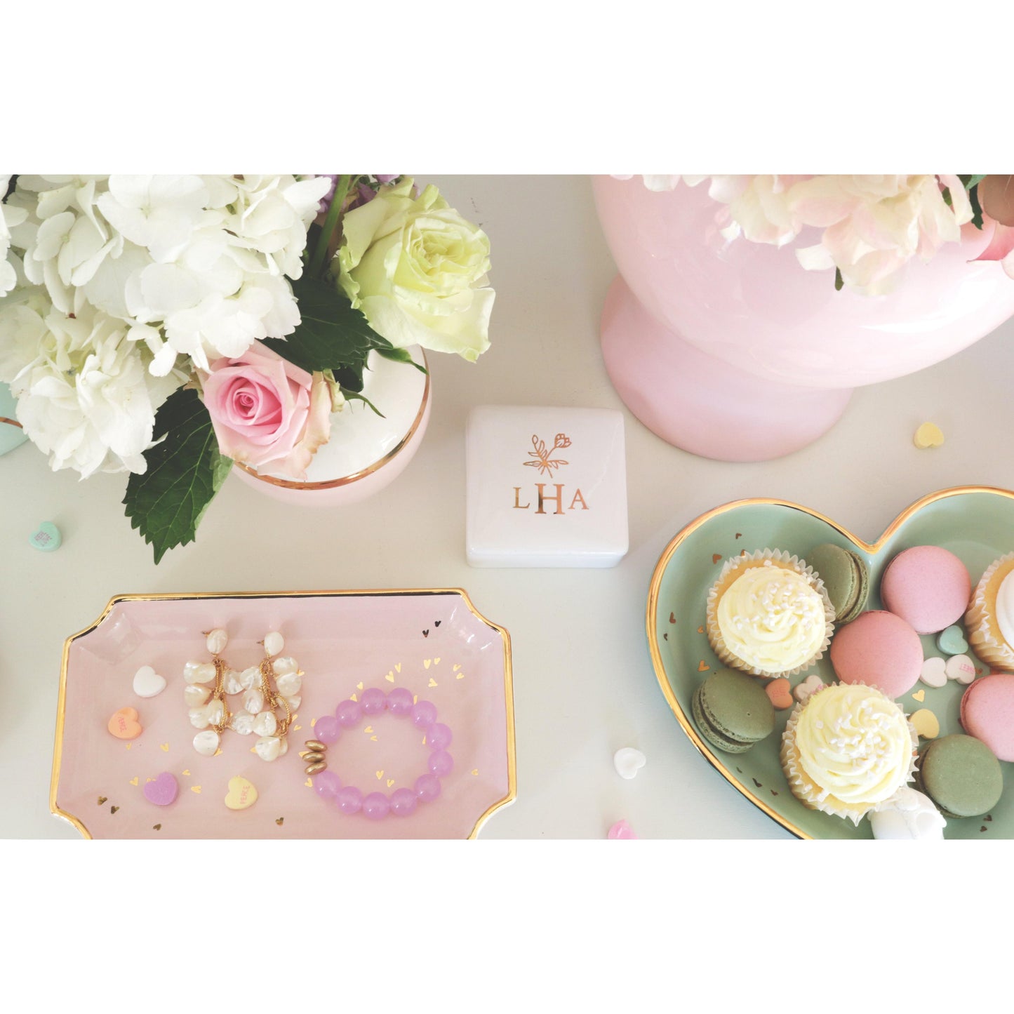 "Confetti Hearts" Dishes