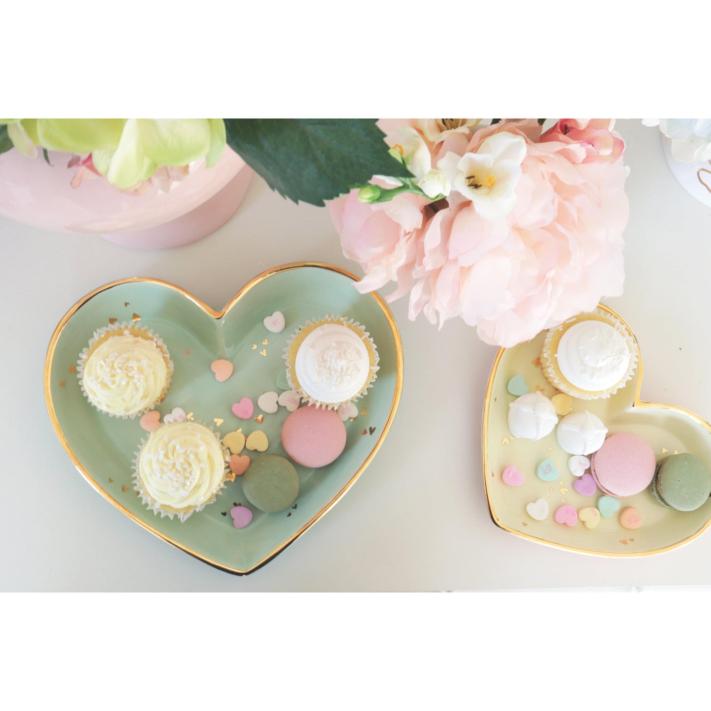"Confetti Hearts" Dishes