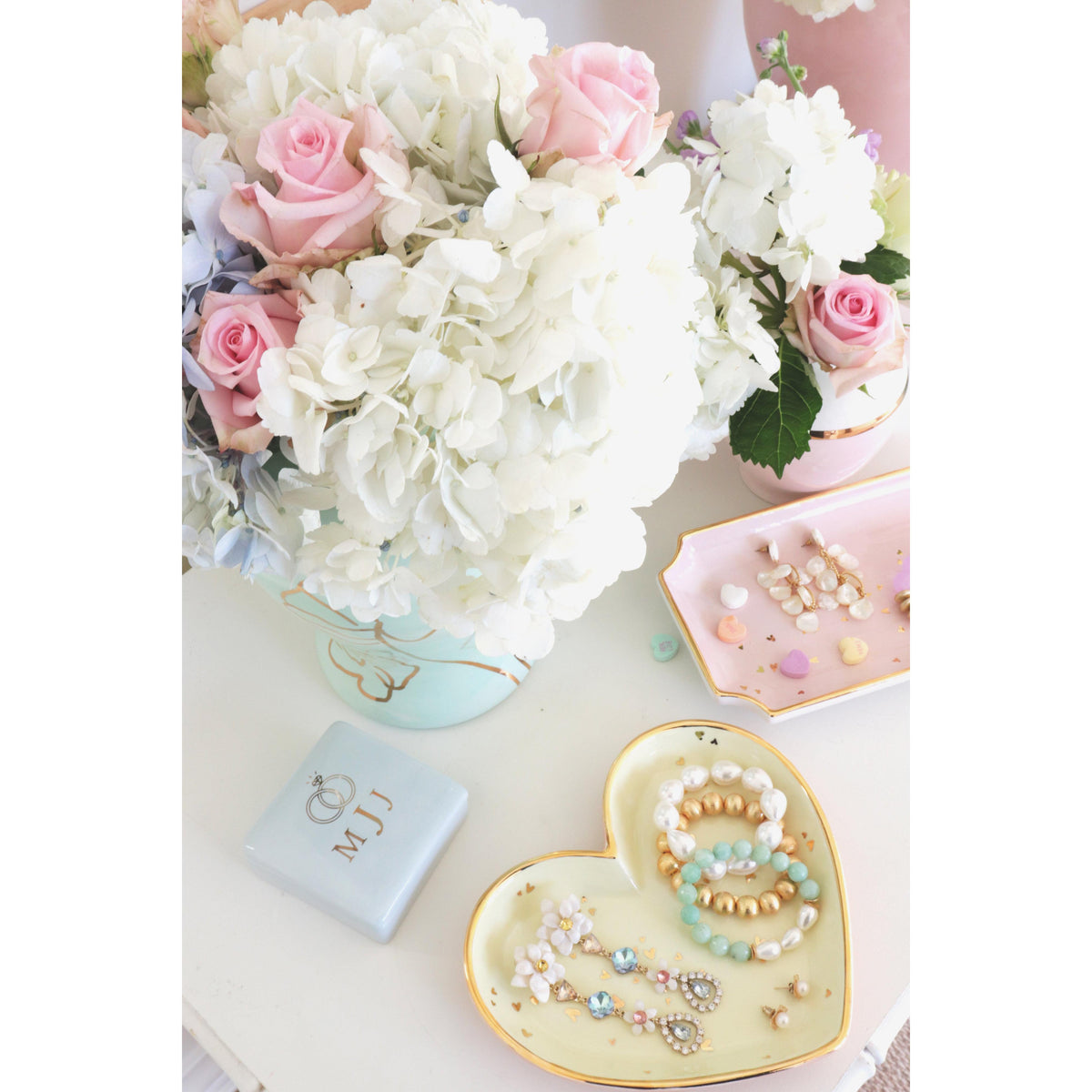 "Confetti Hearts" Dishes