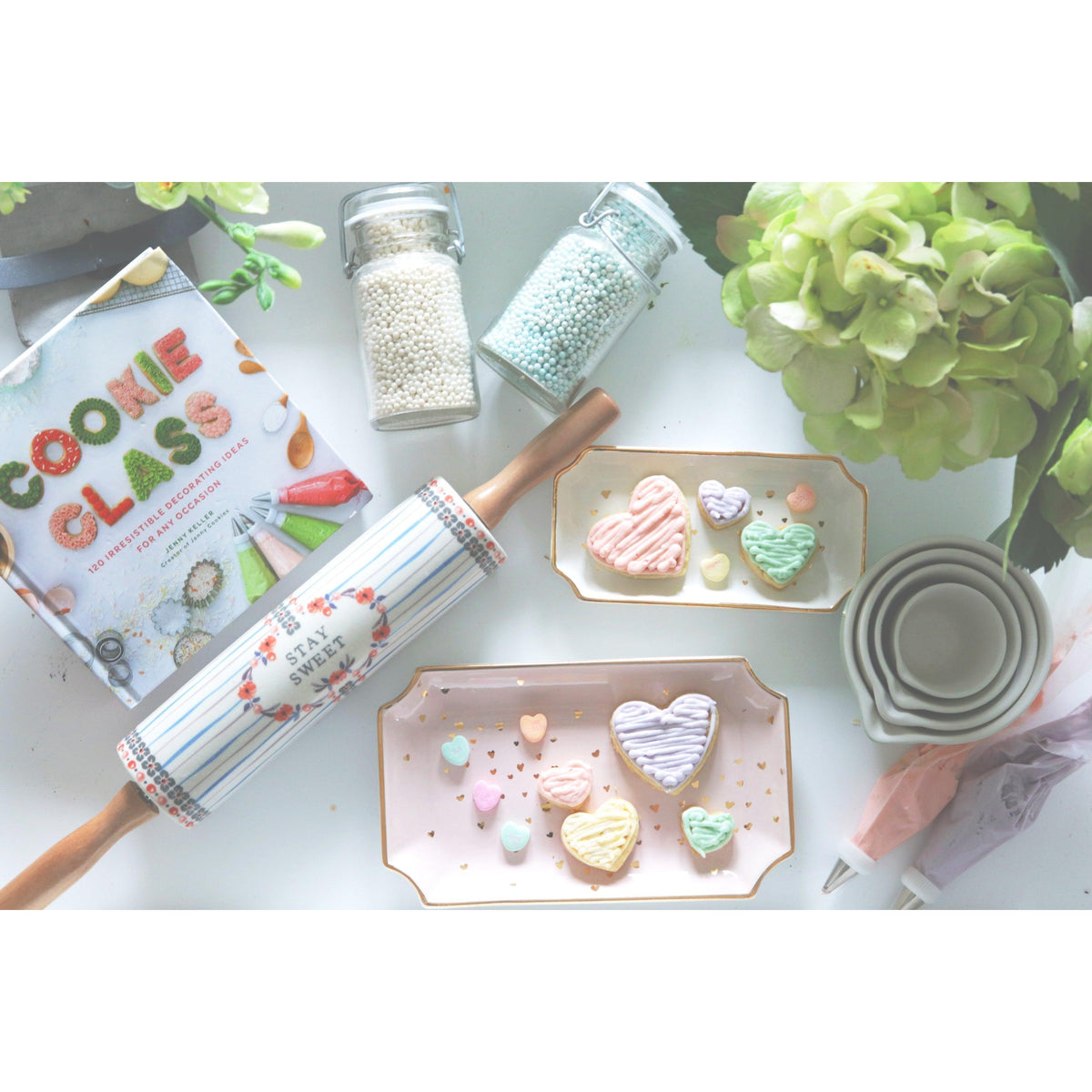 "Confetti Hearts" Tray