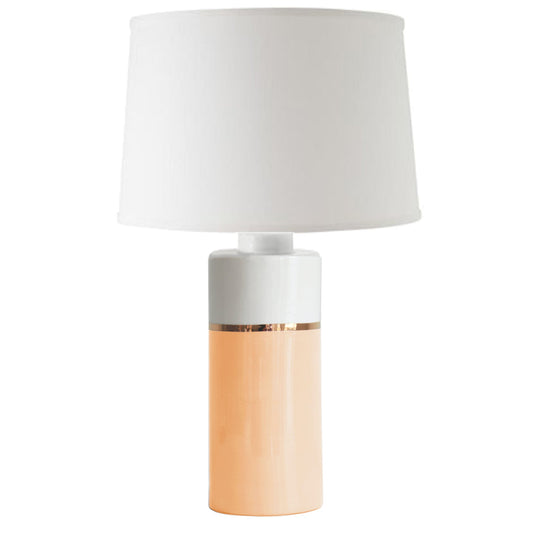 Coral Color Block Column Lamp