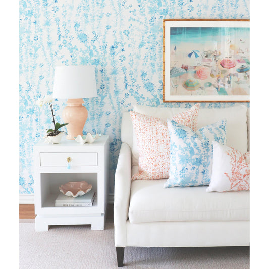 Coral Ginger Jar Lamp