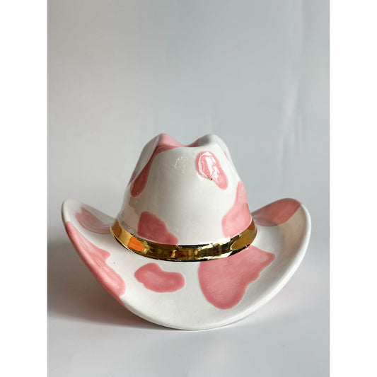 Cow Print Cowboy Hat