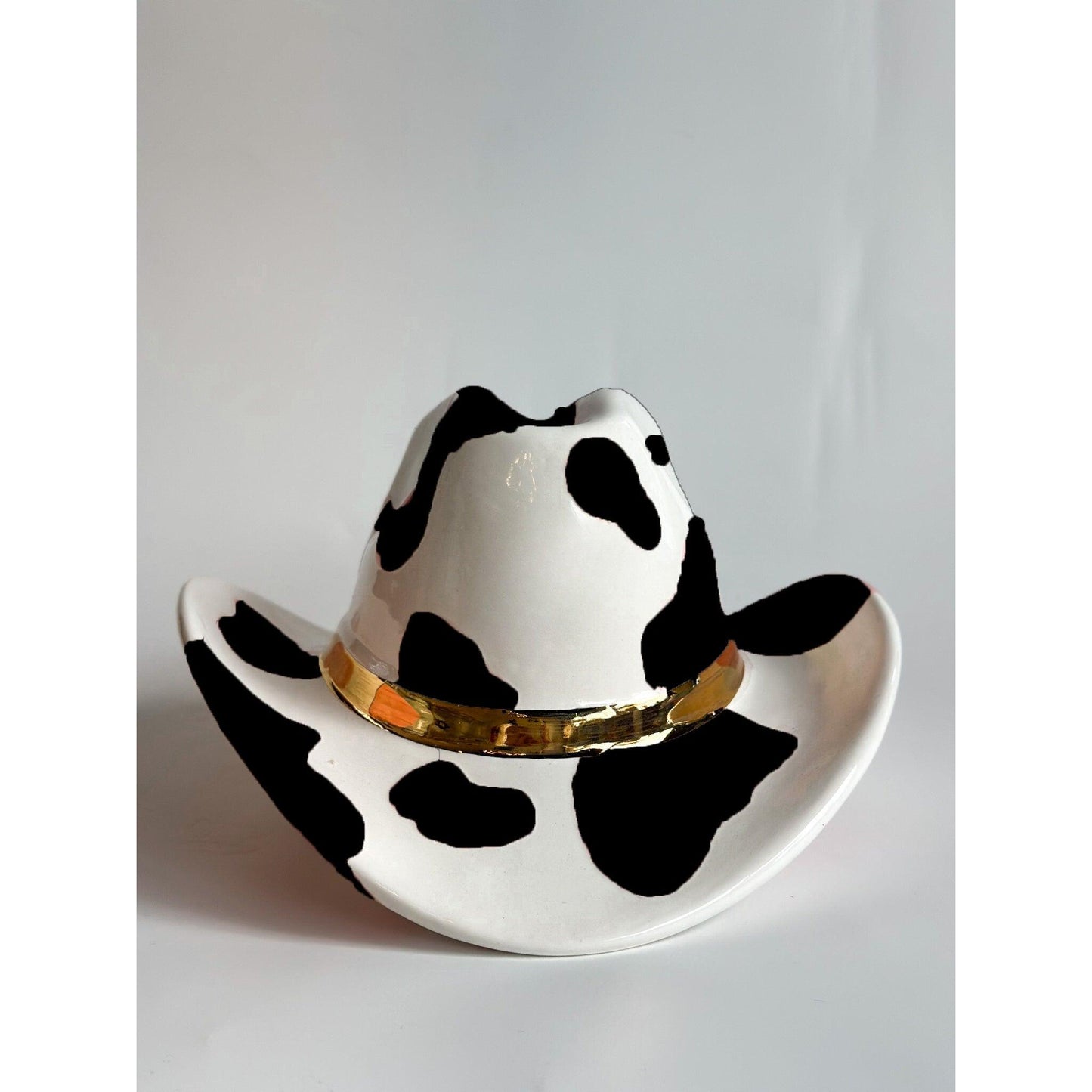 Cow Print Cowboy Hat