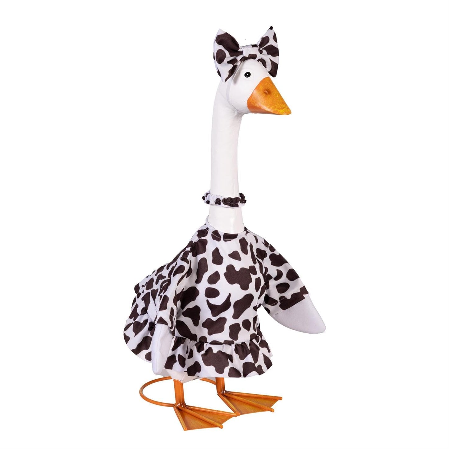 Cow Print Gown Porch Goose Outfit