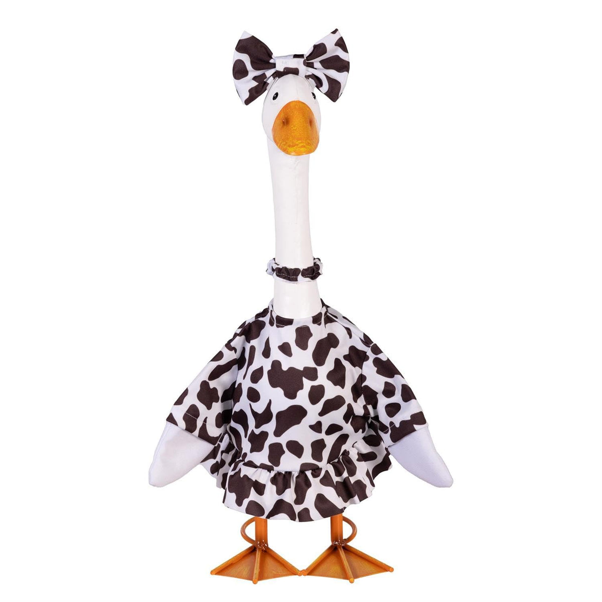Cow Print Gown Porch Goose Outfit