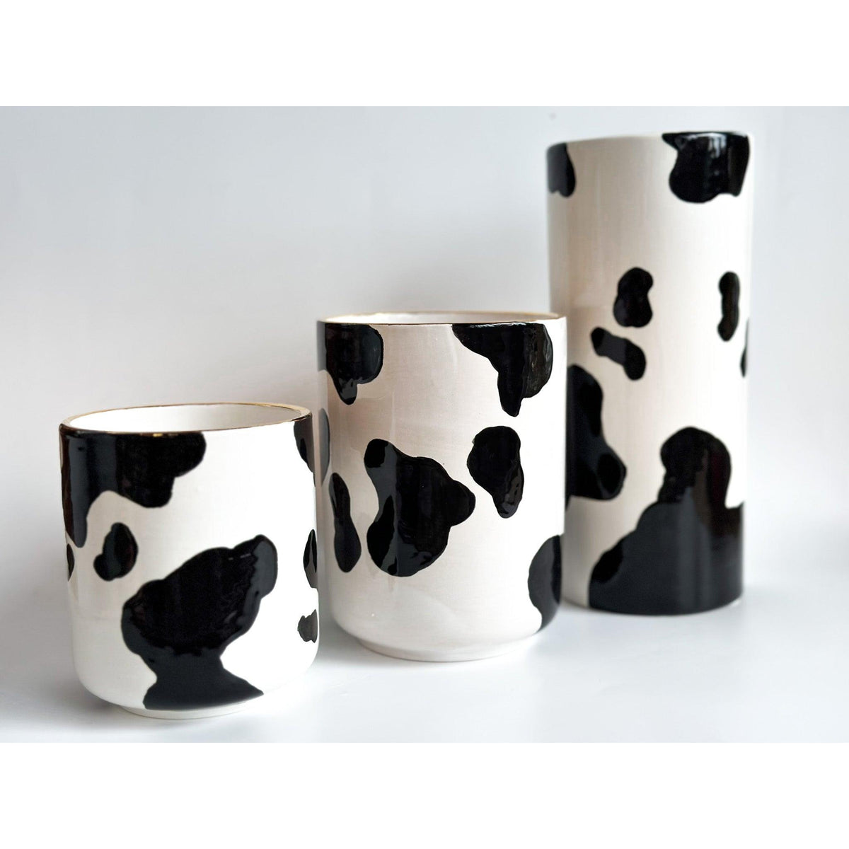 Cow Print Vase