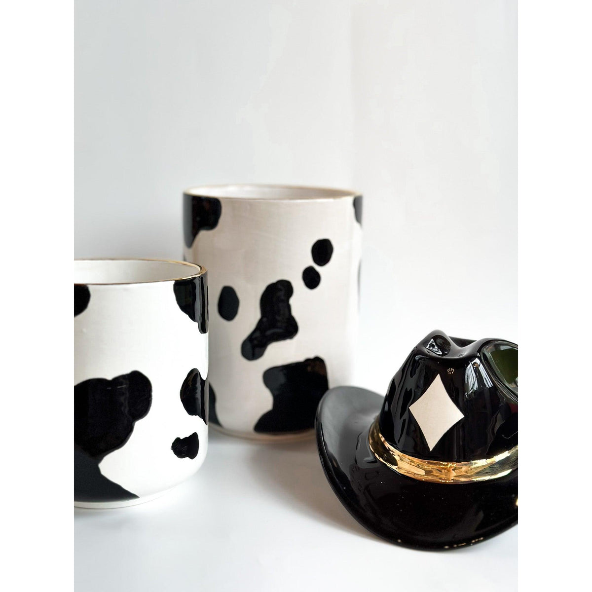 Cow Print Vase