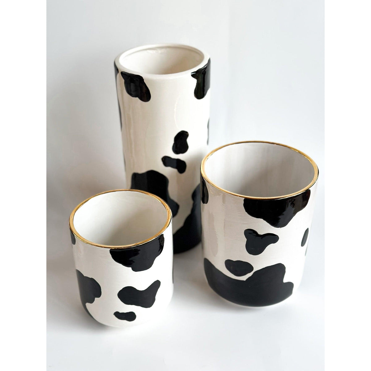 Cow Print Vase