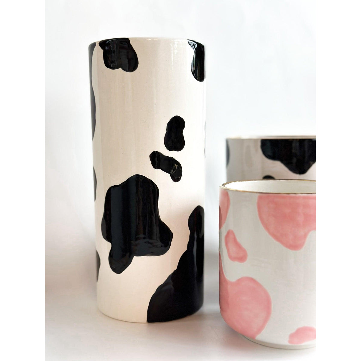 Cow Print Vase