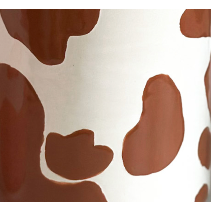 Cow Print Vase