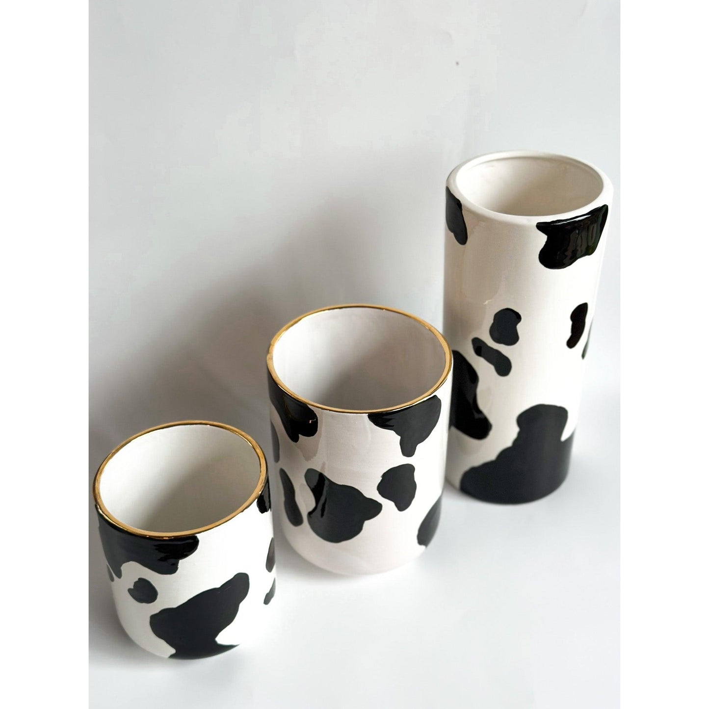 Cow Print Vase