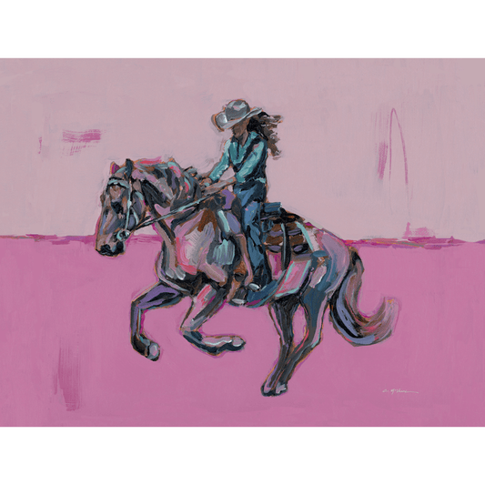 "Cowgirl Soul" on canvas
