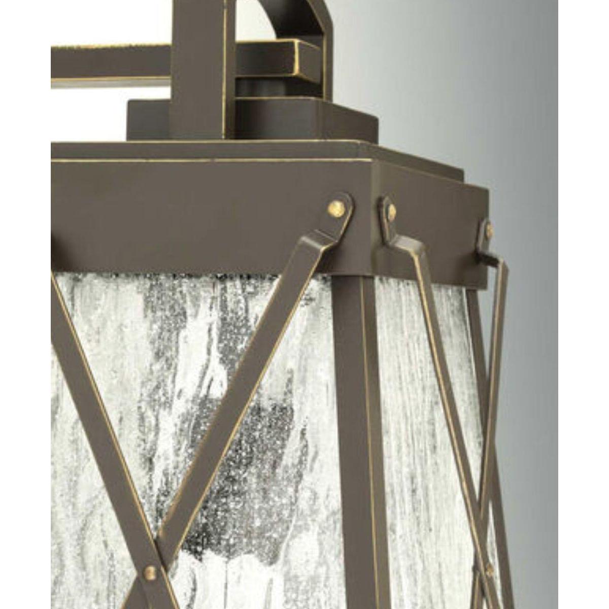 Creighton 1-Light 12"h Small Outdoor Wall-Lantern  Antique Bronze Finish by Progress